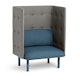 Dark Blue + Gray QT Privacy Lounge Chair,Dark Blue,hi-res