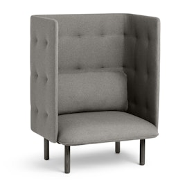 Gray QT Privacy Lounge Chair