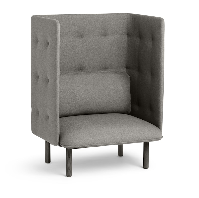 Gray QT Privacy Lounge Chair,Gray,hi-res image number 0.0