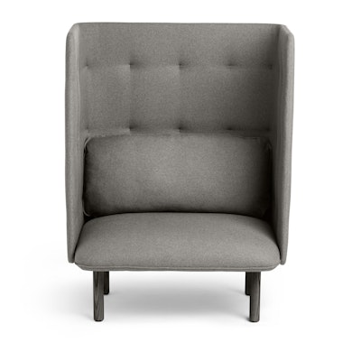Brick + Gray QT Privacy Lounge Chair,Brick,hi-res