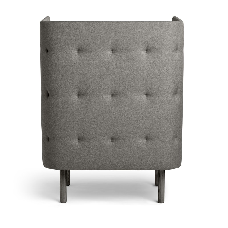 Dark Gray + Gray QT Privacy Lounge Chair,Dark Gray,hi-res image number 3.0