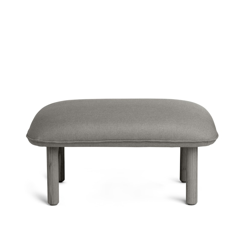 Gray QT Privacy Lounge Ottoman,Gray,hi-res image number 2