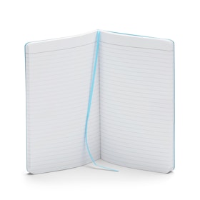 Custom Aqua Medium Soft Cover Notebook,Aqua,hi-res