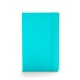 Aqua Medium Soft Cover Notebook,Aqua,hi-res