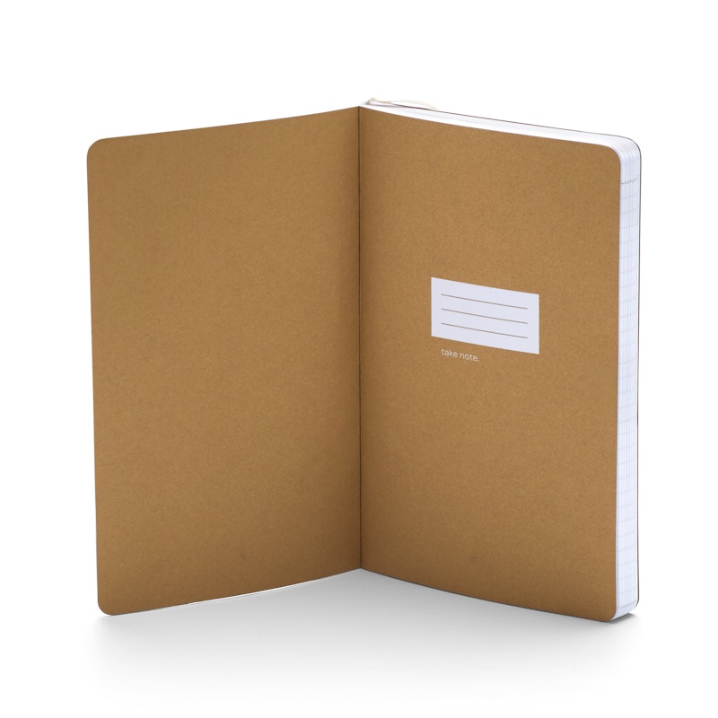 Gold Medium Soft Cover Notebook,Gold,hi-res image number 2.0