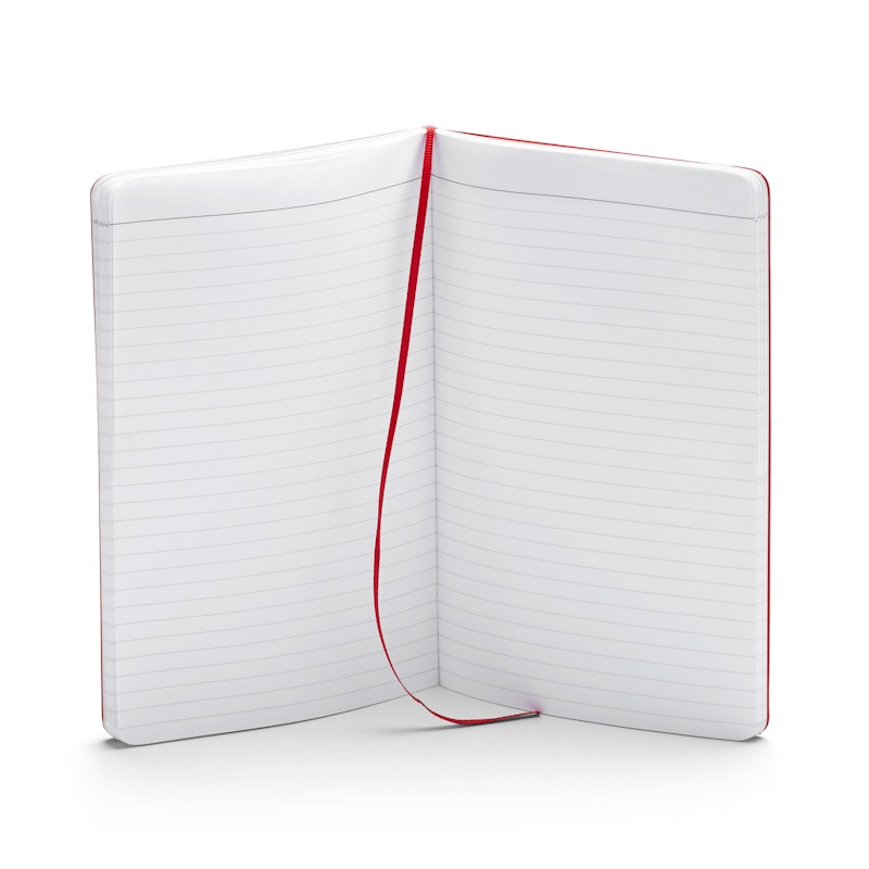 Custom Red Medium Soft Cover Notebook,Red,hi-res image number 1.0