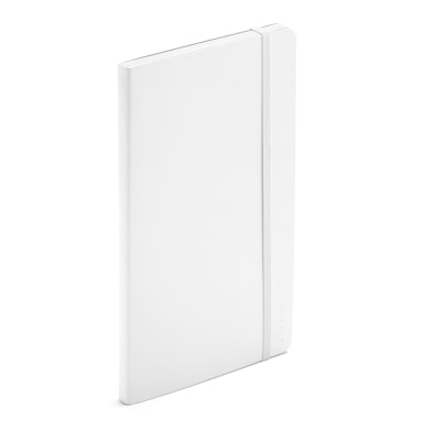 White Medium Soft Cover Notebook