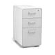 White + Light Gray Slim Stow 3-Drawer File Cabinet,Light Gray,hi-res