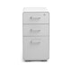 White + Light Gray Slim Stow 3-Drawer File Cabinet,Light Gray,hi-res