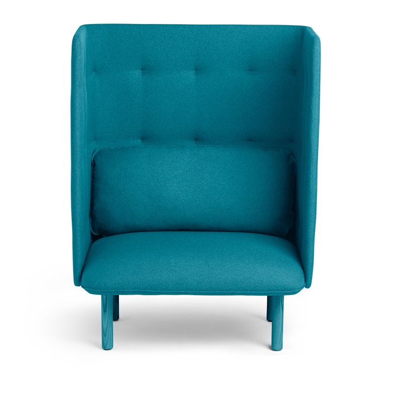 Teal QT Privacy Lounge Chair,Teal,hi-res image number 1.0