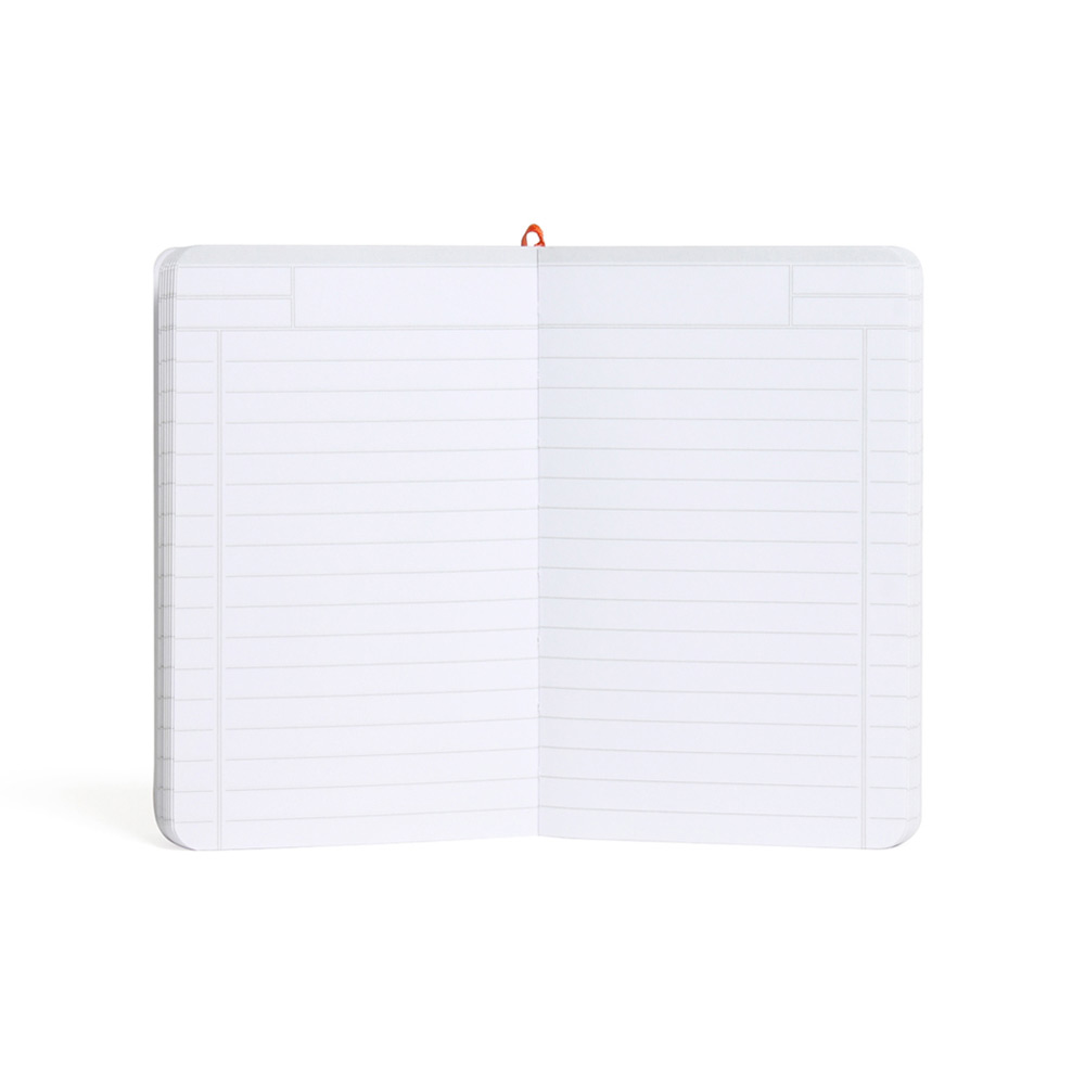 Custom White Small Soft Cover Notebook,White,hi-res