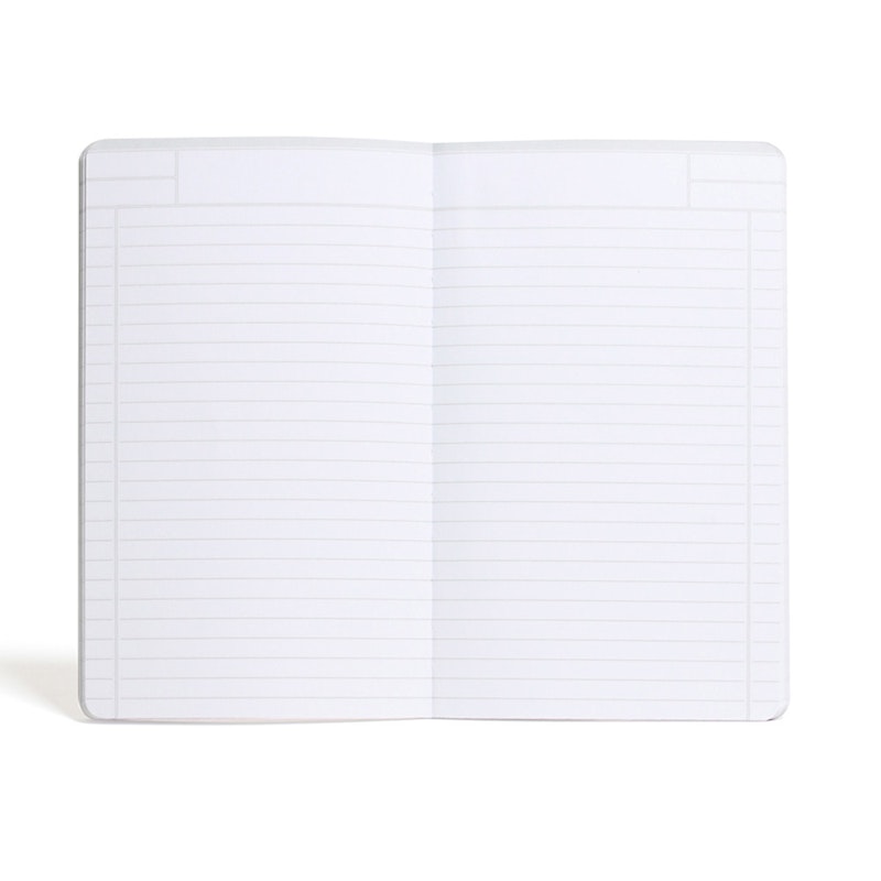 Custom Light Gray Medium Softcover Notebook,Light Gray,hi-res image number 2