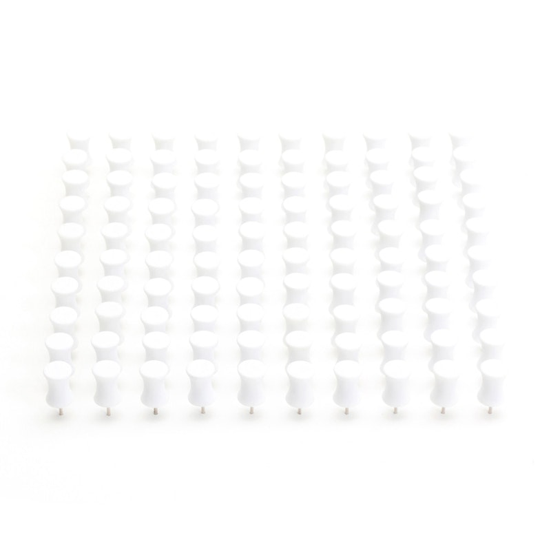 White Push Pins, Box of 100,White,hi-res image number 4