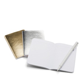 Metallic Assorted Mini Soft Cover Notebook, Set of 3