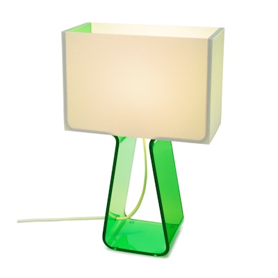 Green Tube Top Lamp