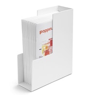 Magazine File Box,White,hi-res