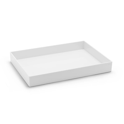 White Large Accessory Tray