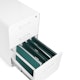White Stow 3-Drawer File Cabinet, Rolling,White,hi-res