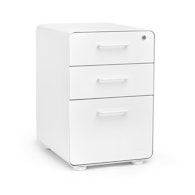 Stow 3-Drawer File Cabinet,White,hi-res