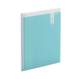 Aqua 3-Subject Pocket Spiral Notebook