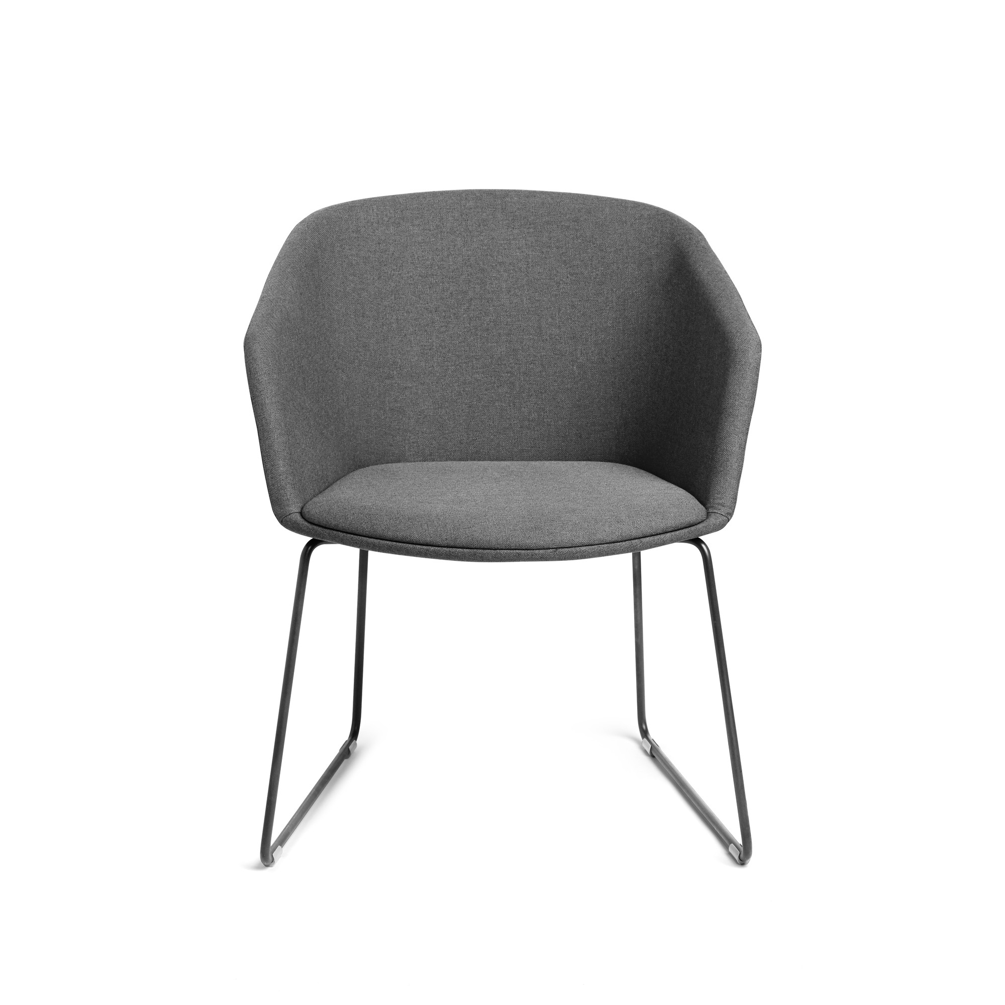 Dark Gray Pitch Sled Chair,Dark Gray,hi-res