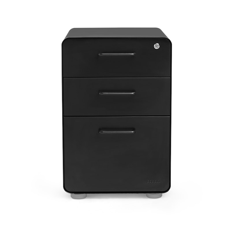 Black Stow 3-Drawer File Cabinet,Black,hi-res image number 4.0