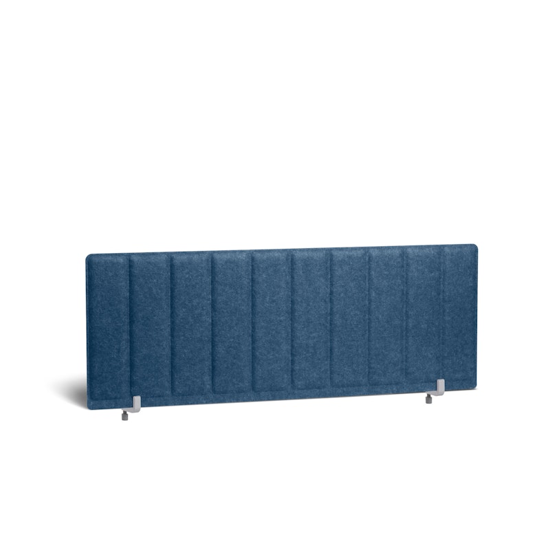 Dark Blue Pinnable Molded Privacy Panel, 47 x 17.5", Face-to-Face,Dark Blue,hi-res image number 1