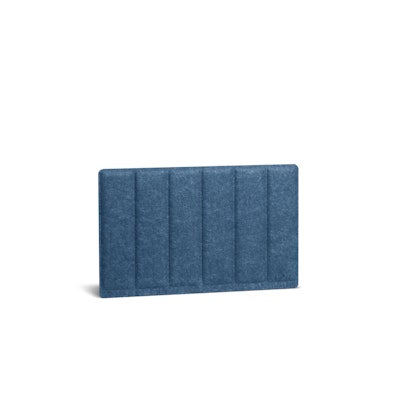 Dark Blue Pinnable Molded Privacy Panel, Side-to-Side, 28"