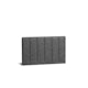 Dark Gray Pinnable Molded Privacy Panel, Side-to-Side, 28",Dark Gray,hi-res