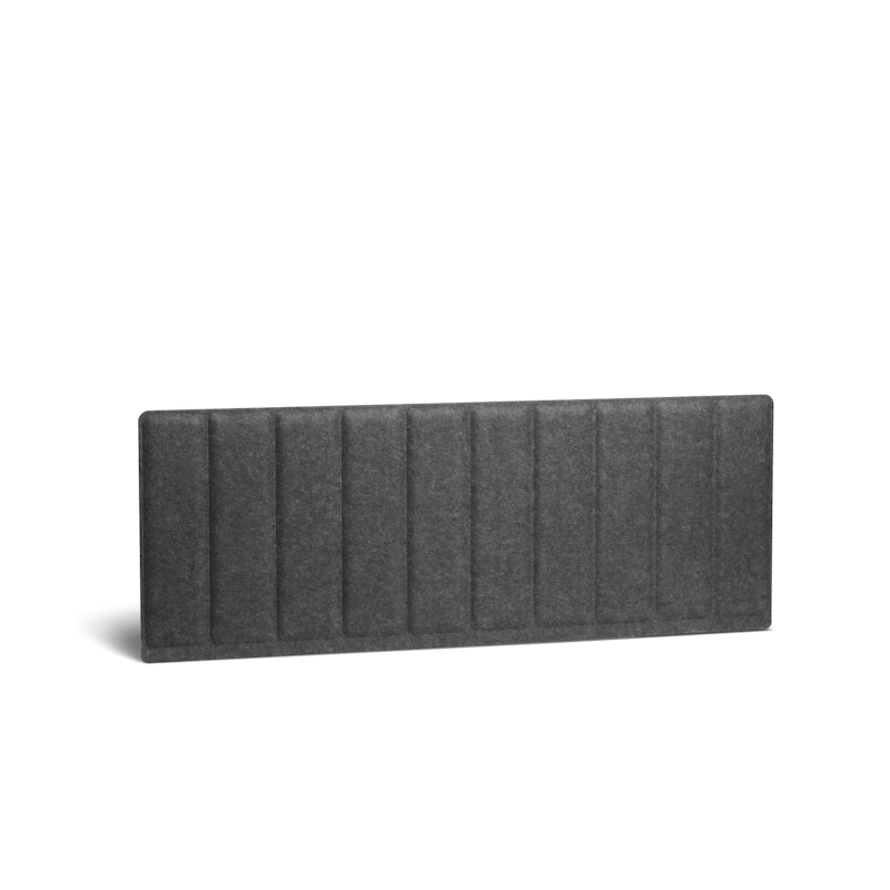 Dark Gray Pinnable Molded Privacy Panel, Side-to-Side, 47",Dark Gray,hi-res image number 0.0