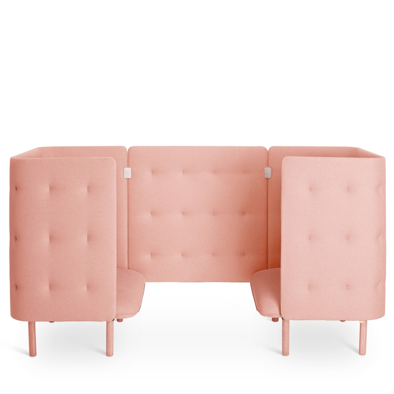 Blush QT Privacy Lounge Chair Booth,Blush,hi-res image number 3