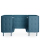 Dark Blue QT Privacy Lounge Chair Booth,Dark Blue,hi-res