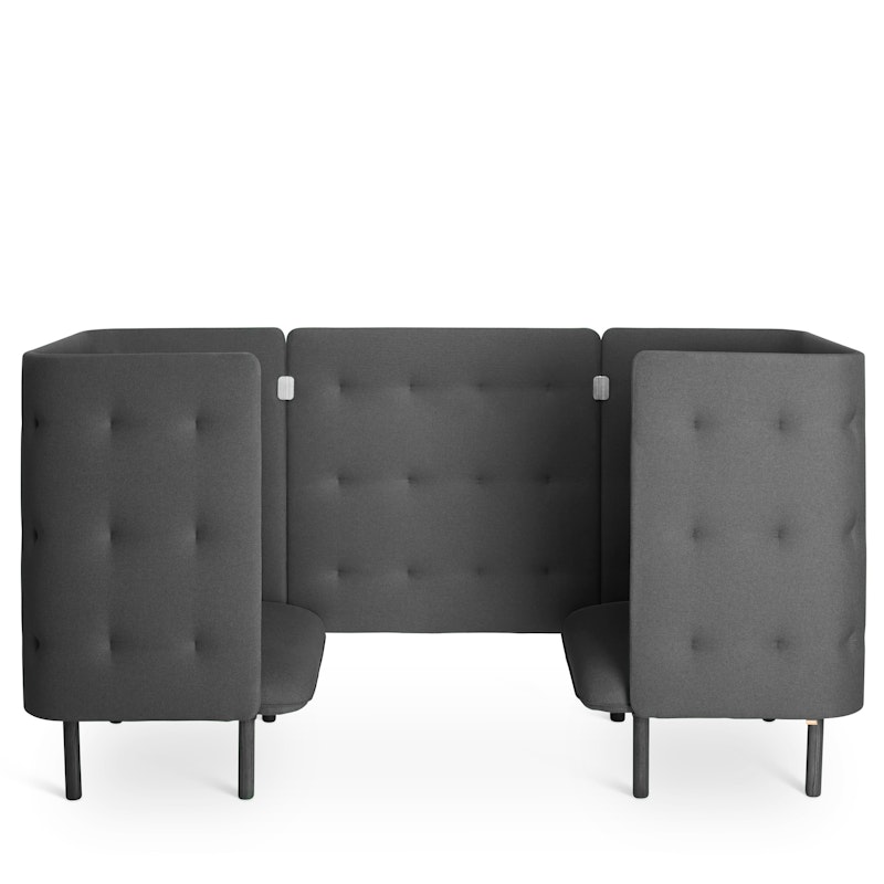 Dark Gray QT Privacy Lounge Chair Booth,Dark Gray,hi-res image number 2.0