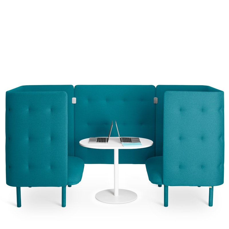 Teal QT Privacy Lounge Chair Booth,Teal,hi-res image number 3.0