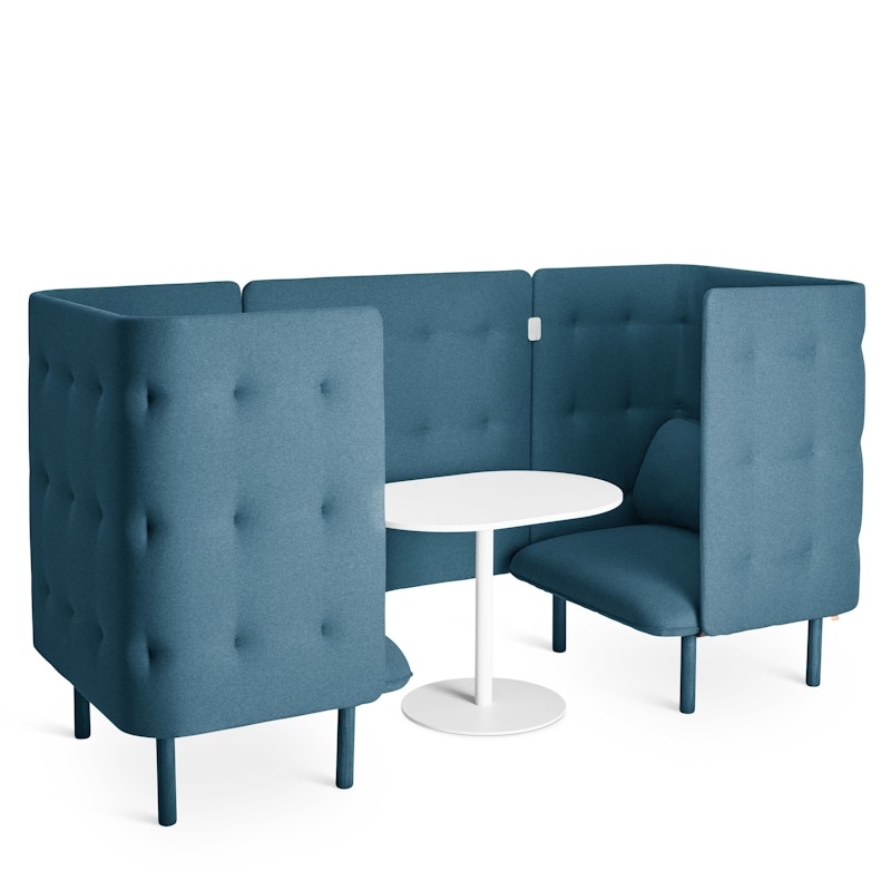 Dark Blue QT Privacy Lounge Chair Booth,Dark Blue,hi-res image number 1.0