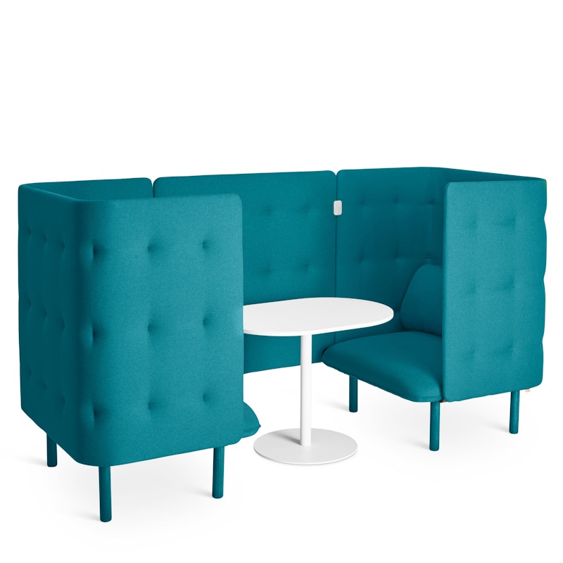 Teal QT Privacy Lounge Chair Booth,Teal,hi-res image number 1.0