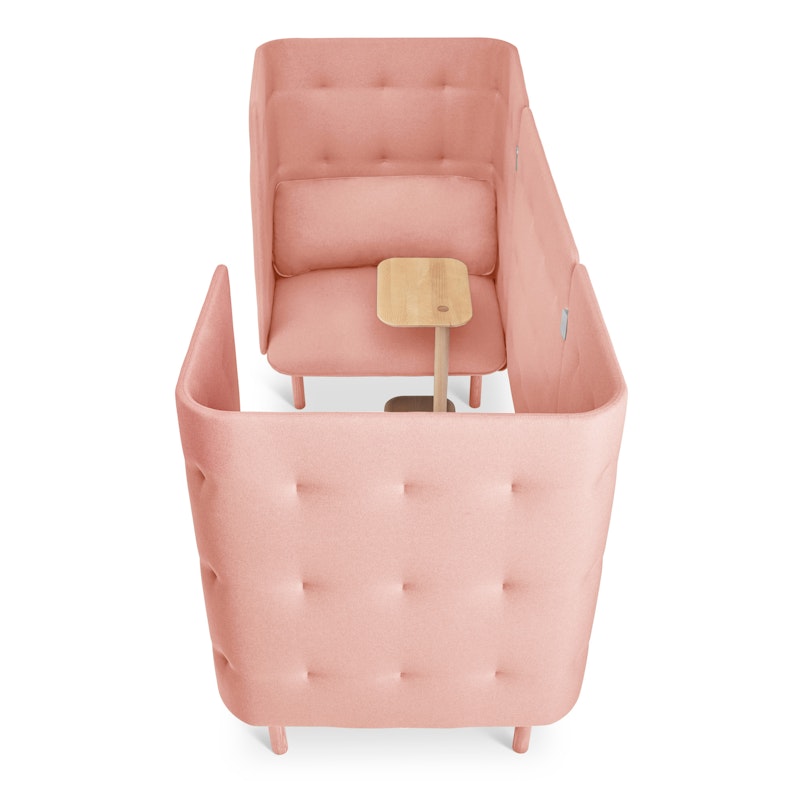 Blush QT Privacy Lounge Chair Booth,Blush,hi-res image number 6