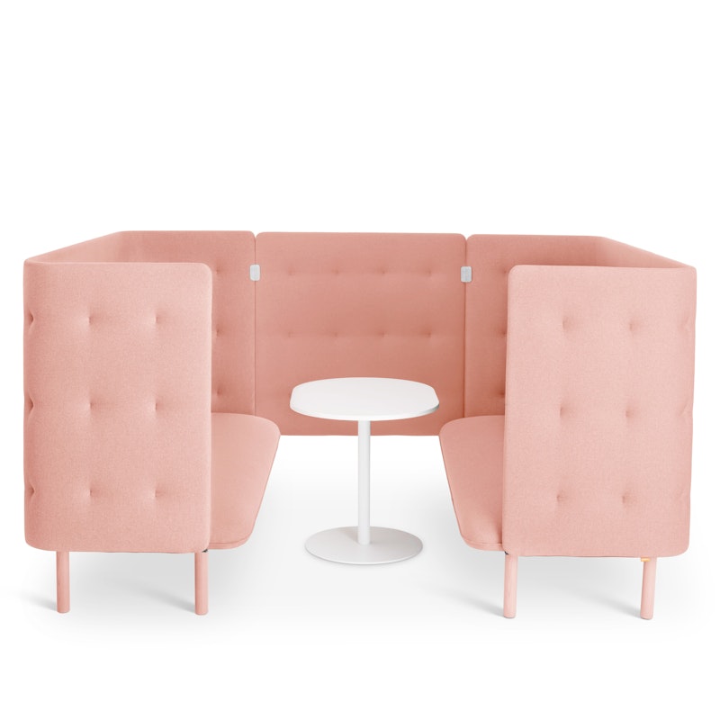 Blush QT Privacy Lounge Sofa Booth,Blush,hi-res image number 1.0