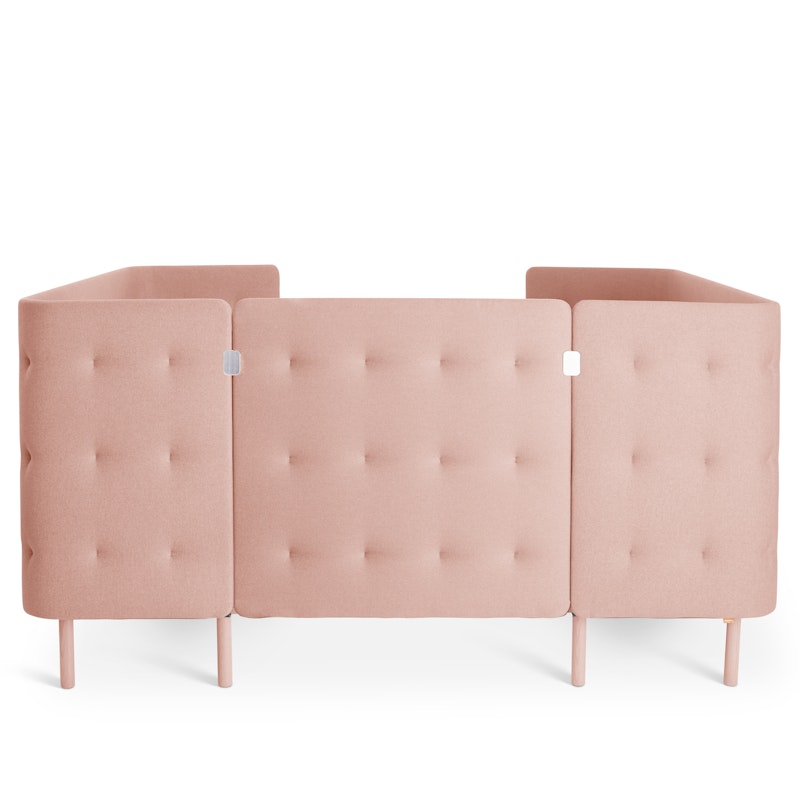 Blush QT Privacy Lounge Sofa Booth,Blush,hi-res image number 3.0