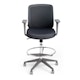 Dark Gray Max Drafting Chair, Mid Back, Charcoal Frame,Dark Gray,hi-res